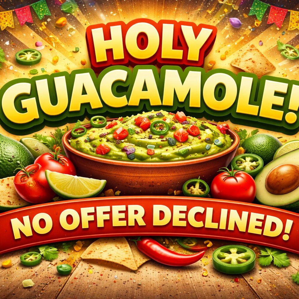 Holy Guacamole! No offer declined.